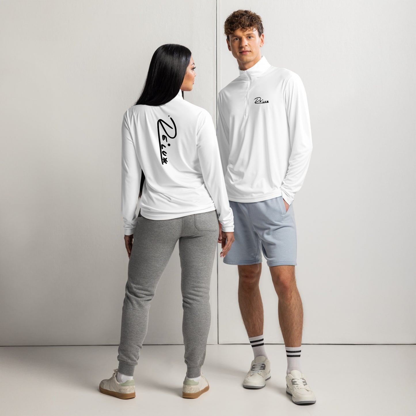 V1. Performance Quarter-Zip “Pure White”