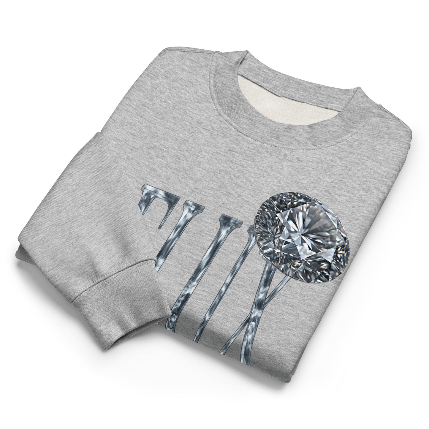 “VVS” Emblem Crewneck (Stone Silver)