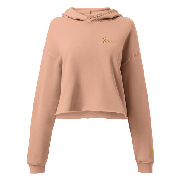 Golden Label Crop Hoodie (Blush Sand)