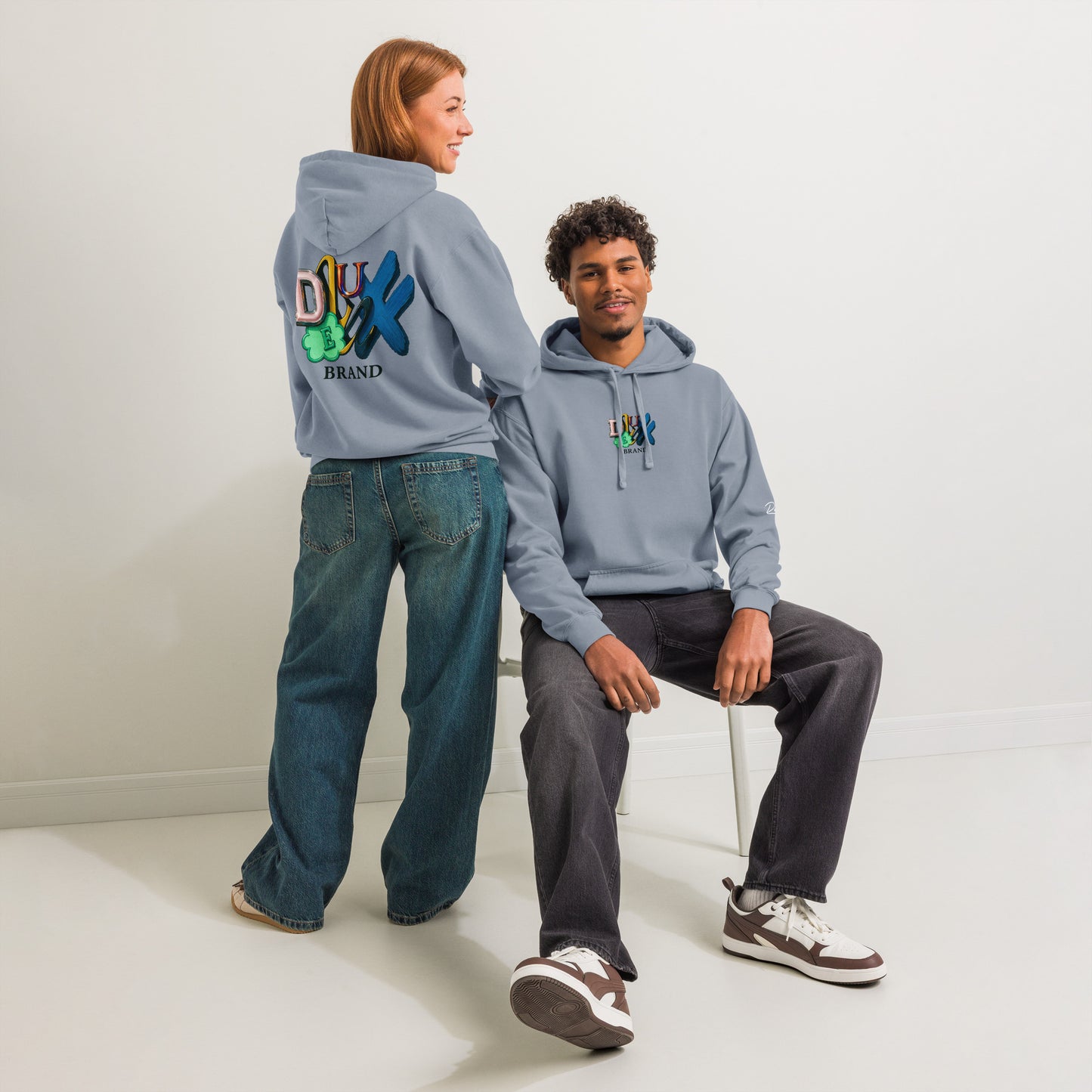 MultiMark Garment-Dyed Hoodie “Frosted Steel”