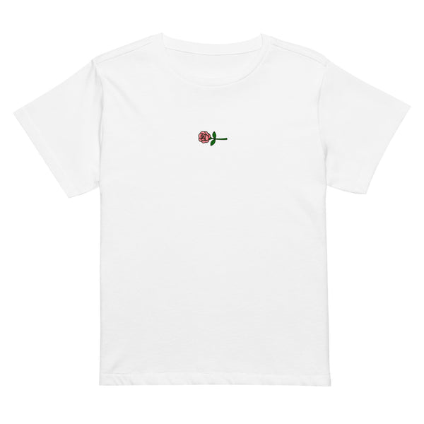 “Bouquet de luxe” Womens Tee (Blanc White)