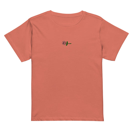 “Bouquet de luxe” Womens Tee (Rosè Clay)