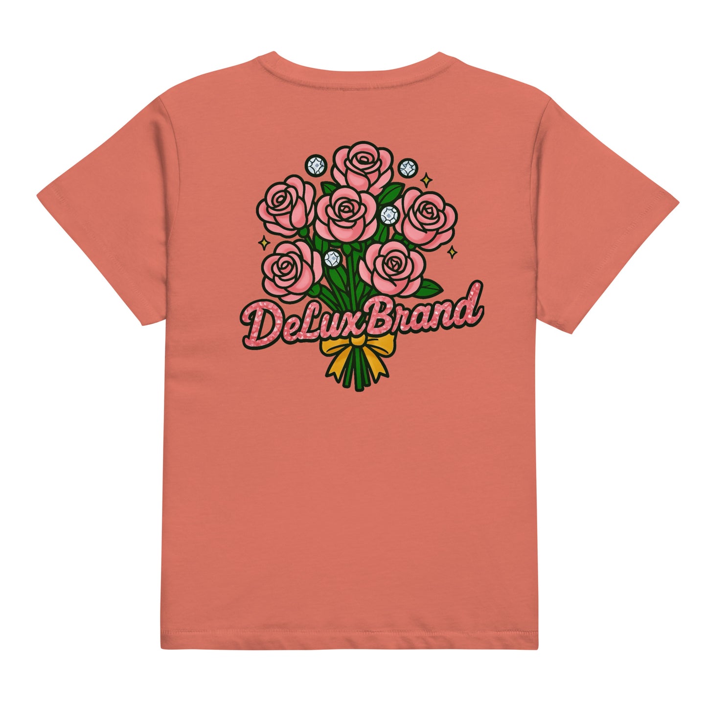“Bouquet de luxe” Womens Tee (Rosè Clay)