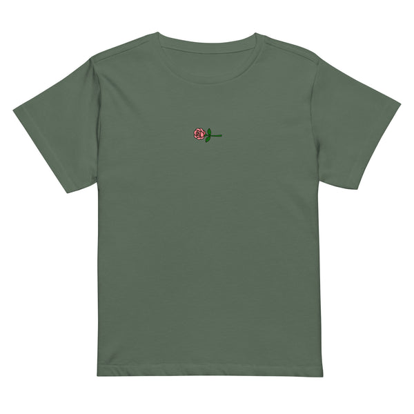 “Bouquet de luxe” Womens Tee (Sage Verde)