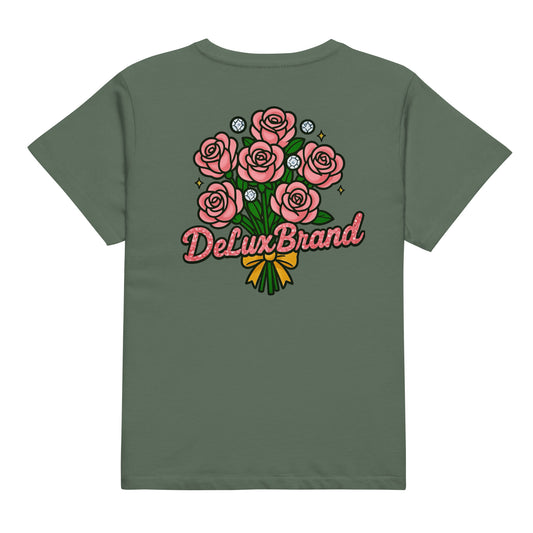 “Bouquet de luxe” Womens Tee (Sage Verde)