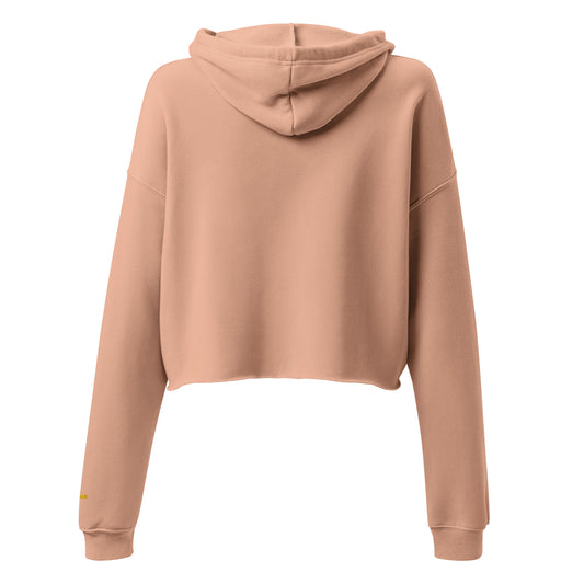 Golden Label Crop Hoodie (Blush Sand)