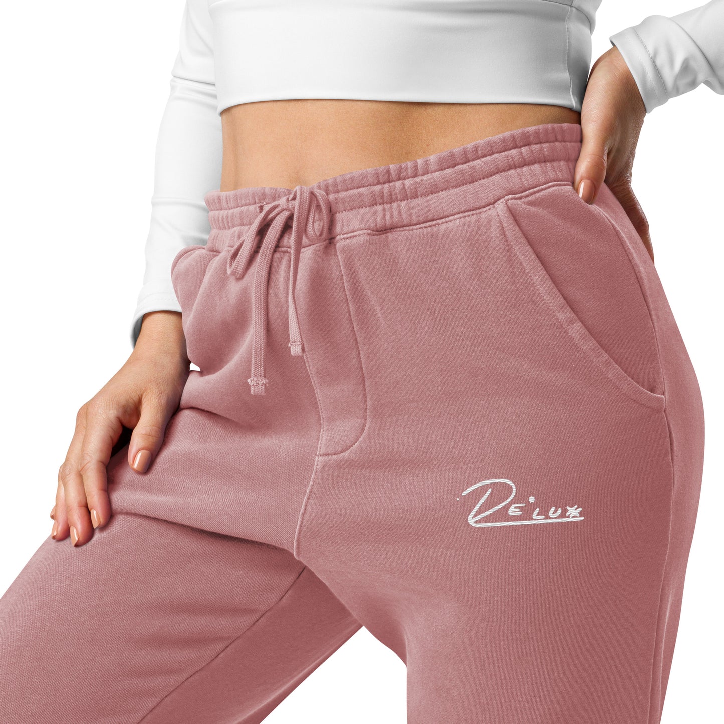 “White Label” Essential Jogger (Rosewood Dust)