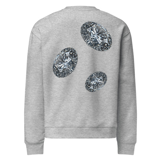 “VVS” Emblem Crewneck (Stone Silver)