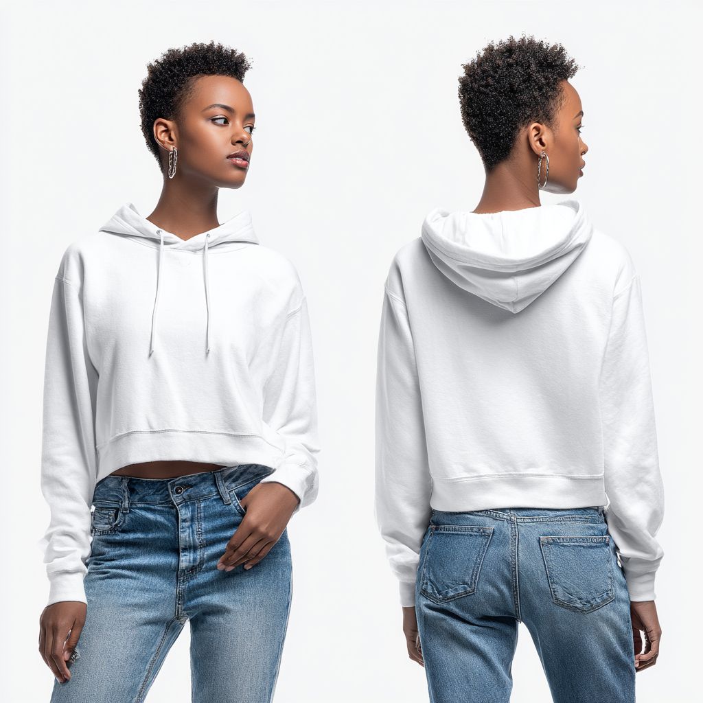 Cropped hoodie