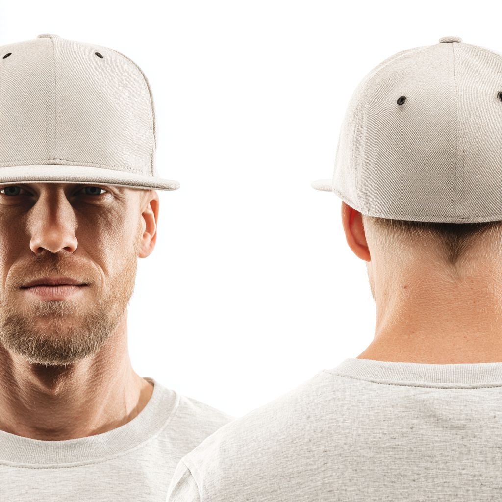 Flat bill cap