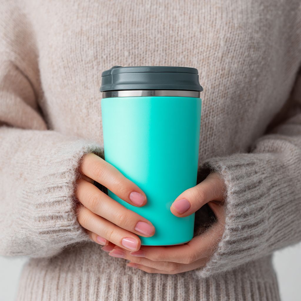 Insulated coffee tumbler
